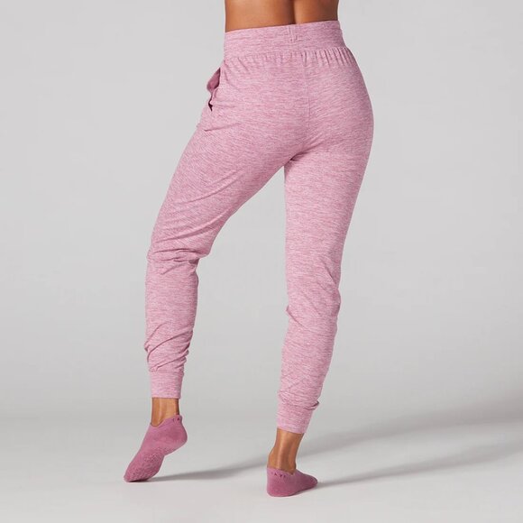 BRUSHED TEC KNIT HIGH WAISTED JOGGER  (TAVI) - Picture 3 of 6